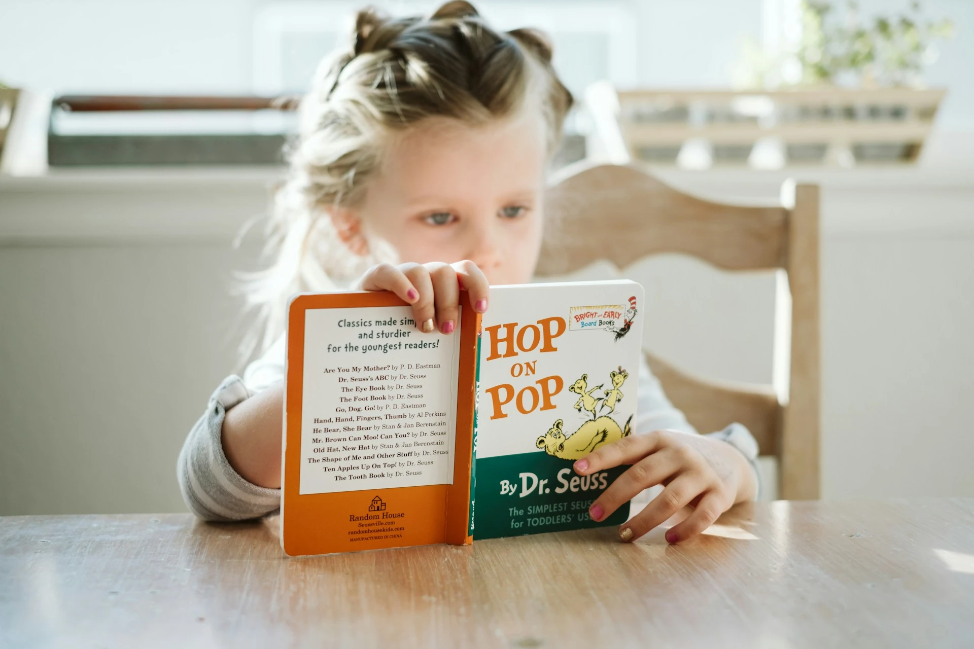 Colorful children's book pages